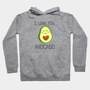 I Love you Avocado cute Hoodie